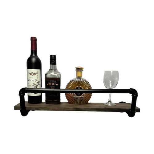 餐厅酒吧酒架壁挂式置物架靠墙酒柜啤酒红酒展示架吧台装饰架实木