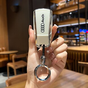 A6L车a3L扣专用a8高档q7新款 q8包a7壳 q5L男士 奥迪A4L钥匙套2023款