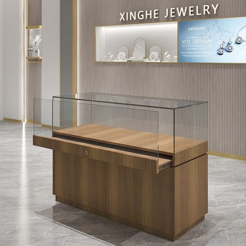 商场玻璃柜展示柜珠宝首饰柜台样品展览陈列柜博物馆文物展台其它