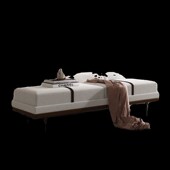 新中式 床尾凳卧室门厅客厅沙发脚踏长条布艺酒店公寓样板房