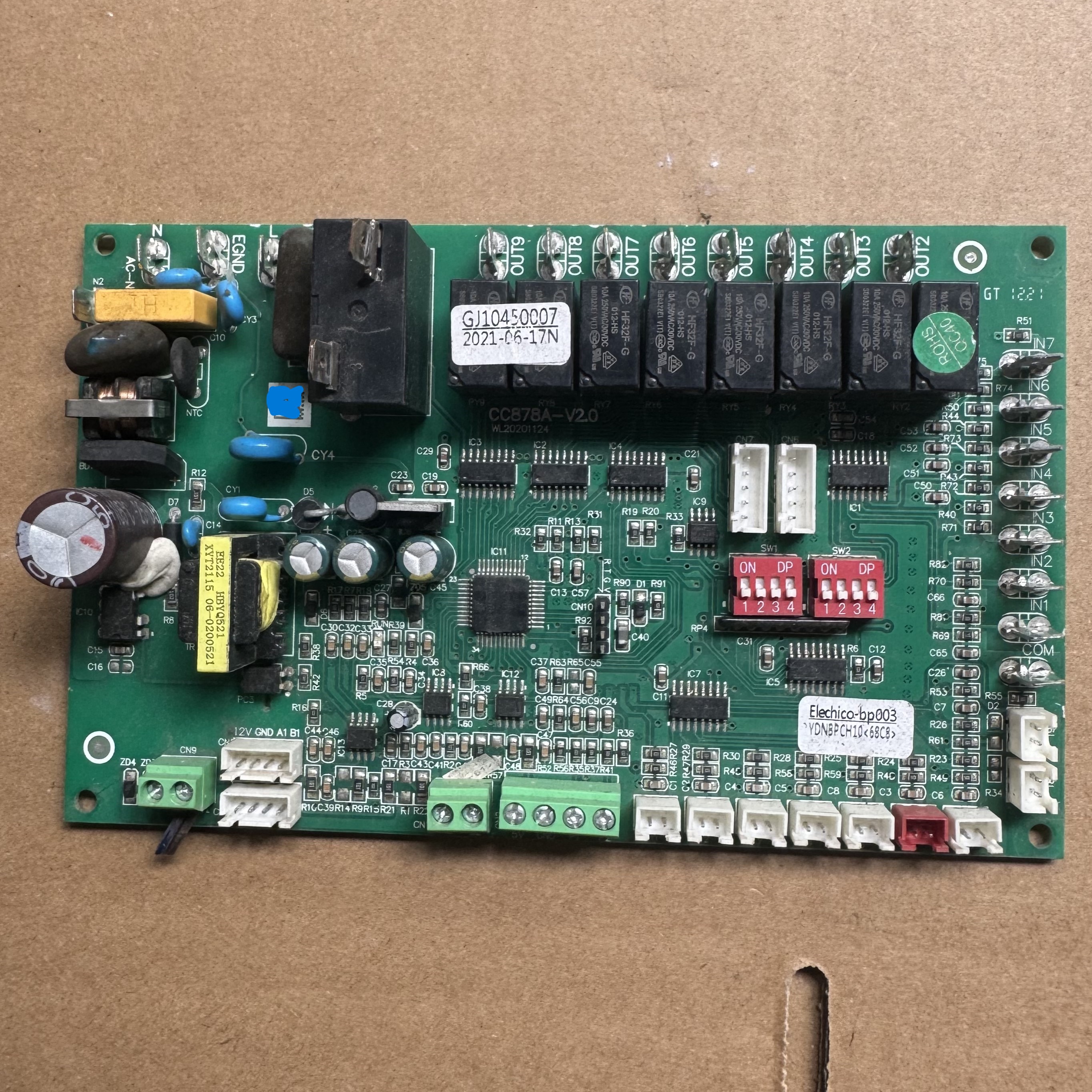 适用空气能主板CC878A-V2.0