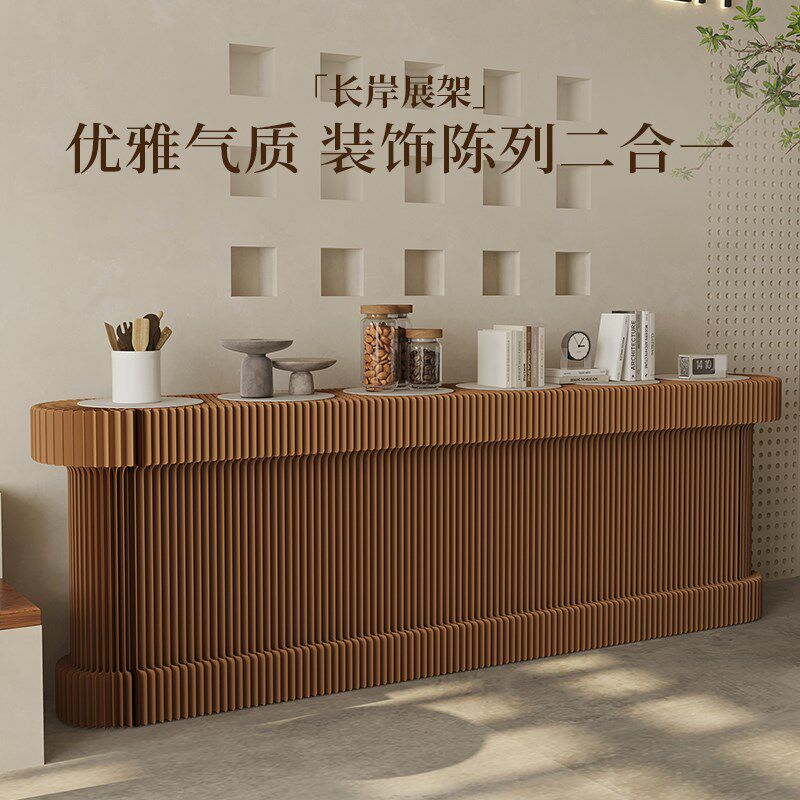 十八纸展示架陈列柜装饰架家用置物展台商用展会置物架可折叠展览
