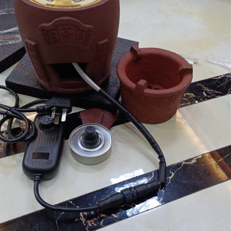透明玻璃电炉芯配件炭炉改电炉两用电丝炉茶炉电炉芯电源线电炉丝