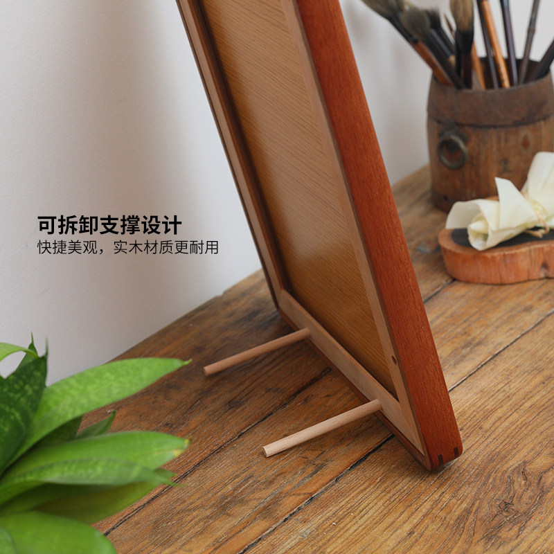诗匀2022新年年历画框装裱中式大尺寸A3摆挂通用复古定制挂墙相框