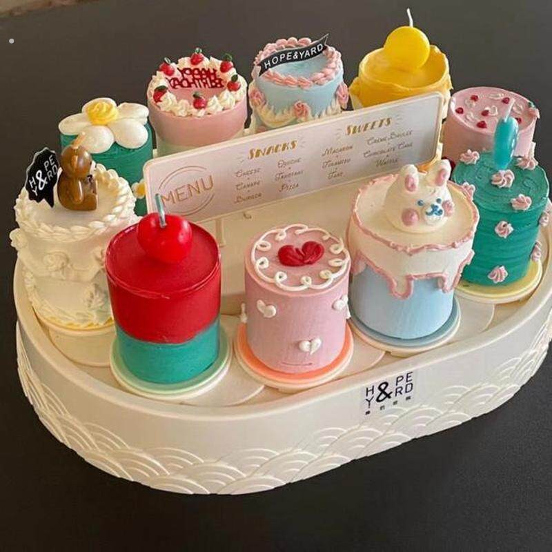旋转音乐寿司机，烹饪甜品机，自动旋转蛋糕点心展示架，生日展示