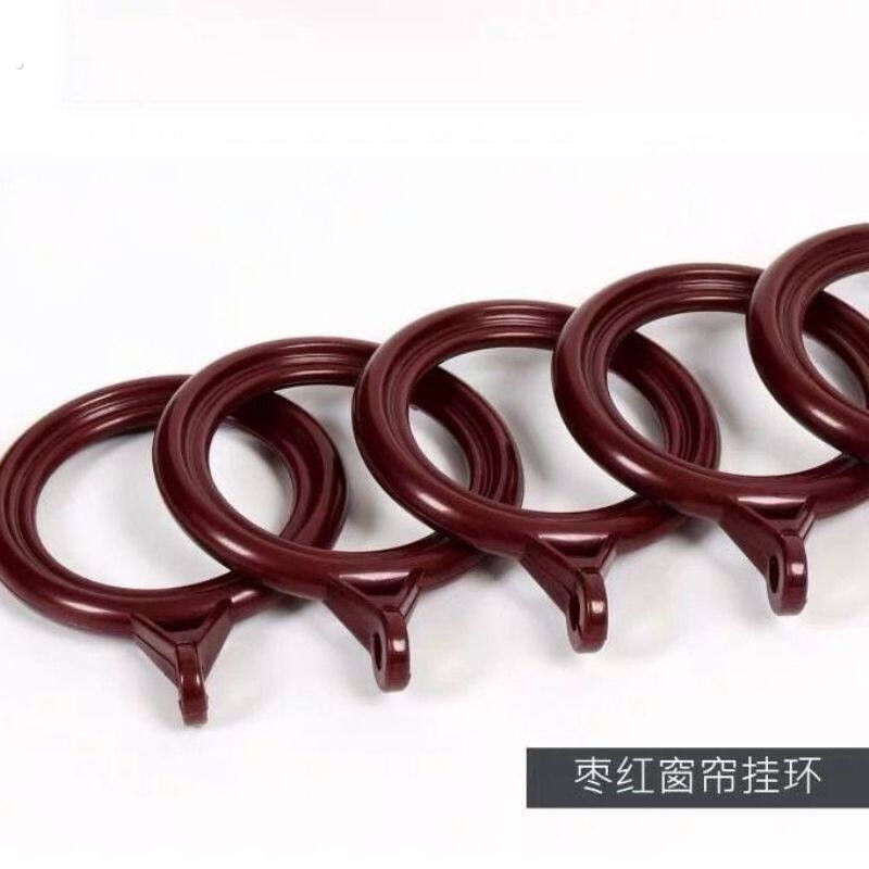 窗帘环扣树脂消音加厚吊环罗马杆圈挂钩静音耐用设计配件通用型
