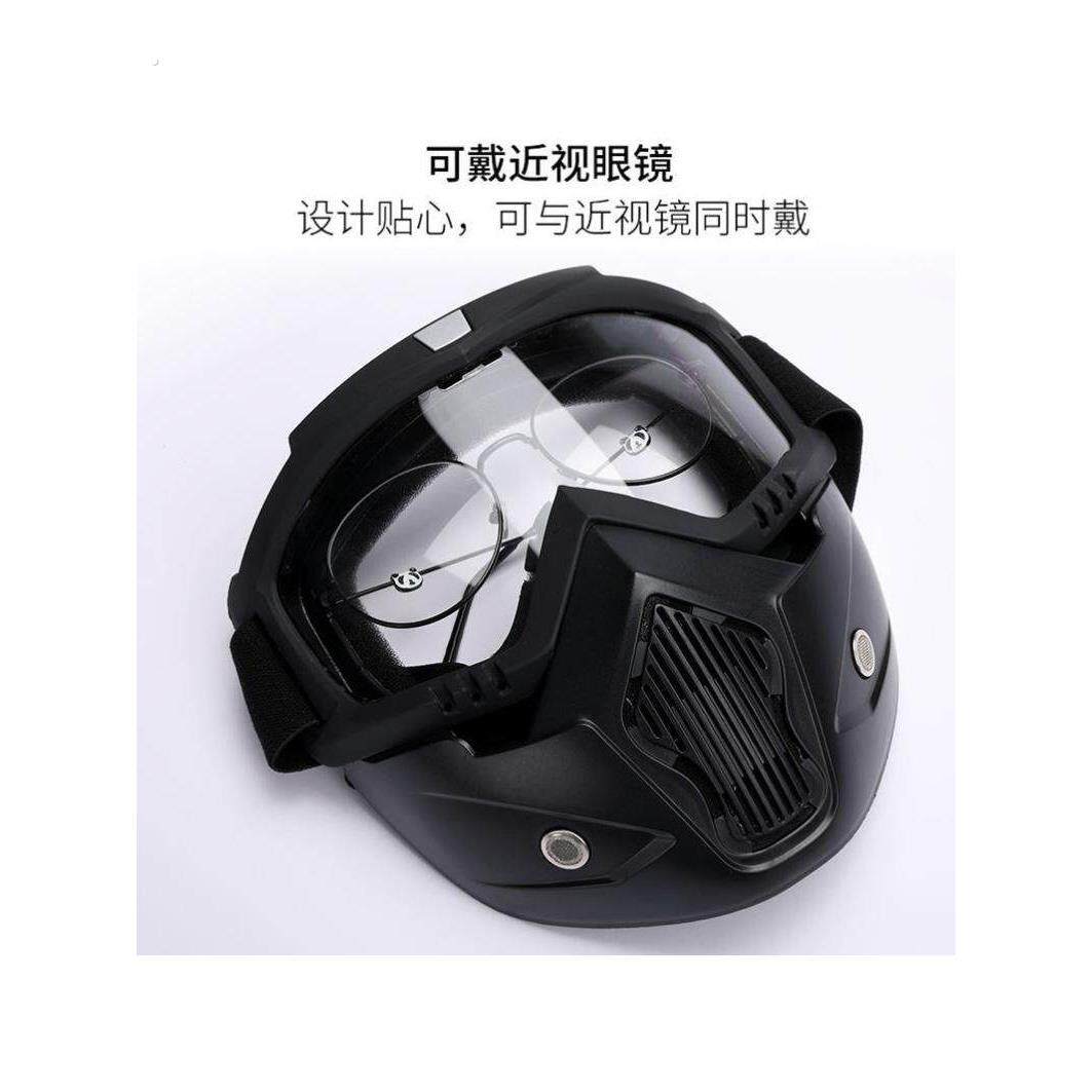 电焊面罩专用烧氩弧焊眼镜加大可带近视眼镜焊工面罩隔热防烤脸神