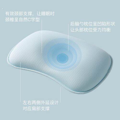 婴儿枕头定型枕儿新生防偏头玉米纤维夏季0-6个月吸汗透气宝宝枕
