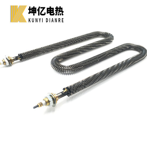 坤亿电热翅片式空气干烧电加热管