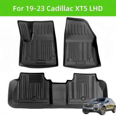 For 19-23 Cadilla XT5 Waterproof 3D Carpet TPE Car Floor Mat