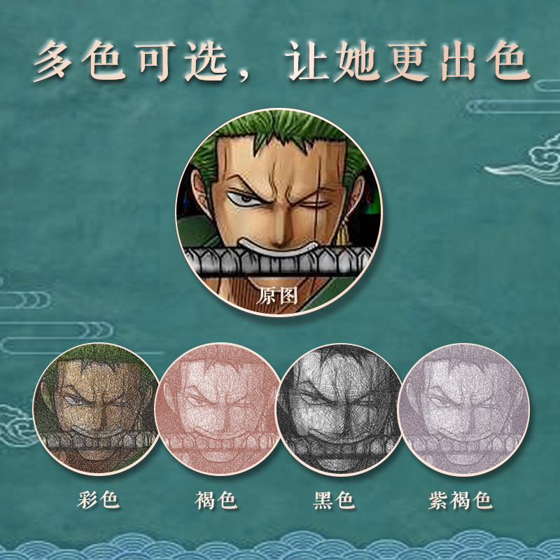 绕线画diy钉子画钉艺画人物定制照片手工人像情侣生日礼物装饰画
