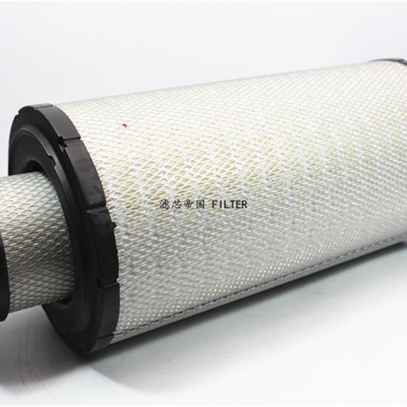 K2447PU空滤芯适用小于松挖掘机PC200空气滤清器600-185-4100风格