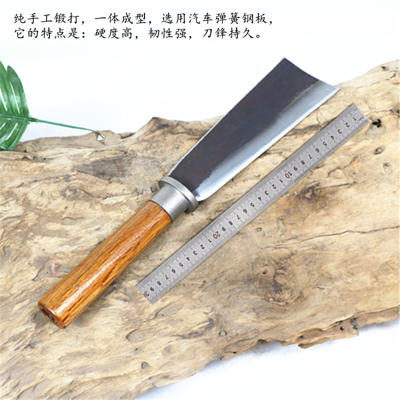 阳江柴刀砍树劈柴锻打户外开路刀手工砍竹刀登山镰刀农用工具包邮