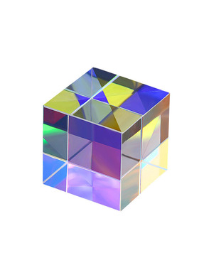 太阳捕手合色棱镜光之立方创意礼物桌面摆件解压神器拍照摄影道具