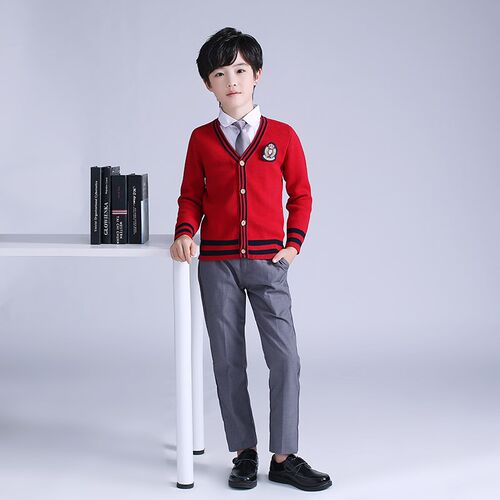 中小学生校服大合唱服装朗诵班服幼儿园服春冬装英伦风儿童演出服