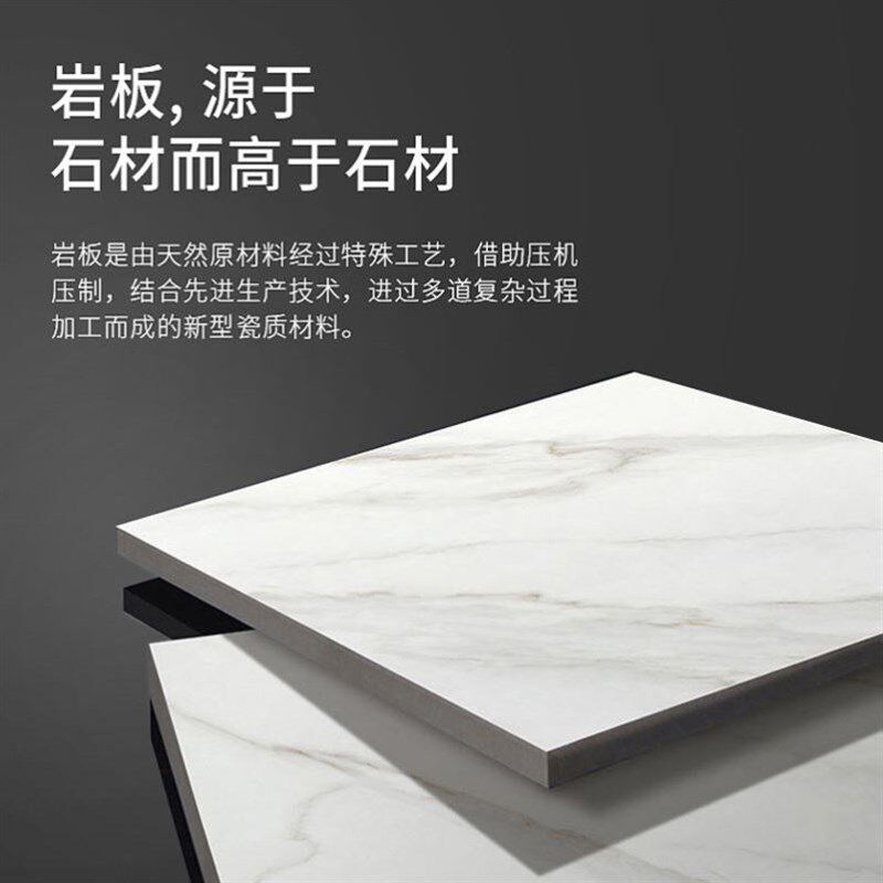 轻奢岩板电视柜茶几组合收纳储物一体柜可伸缩小户型客厅家用茶桌