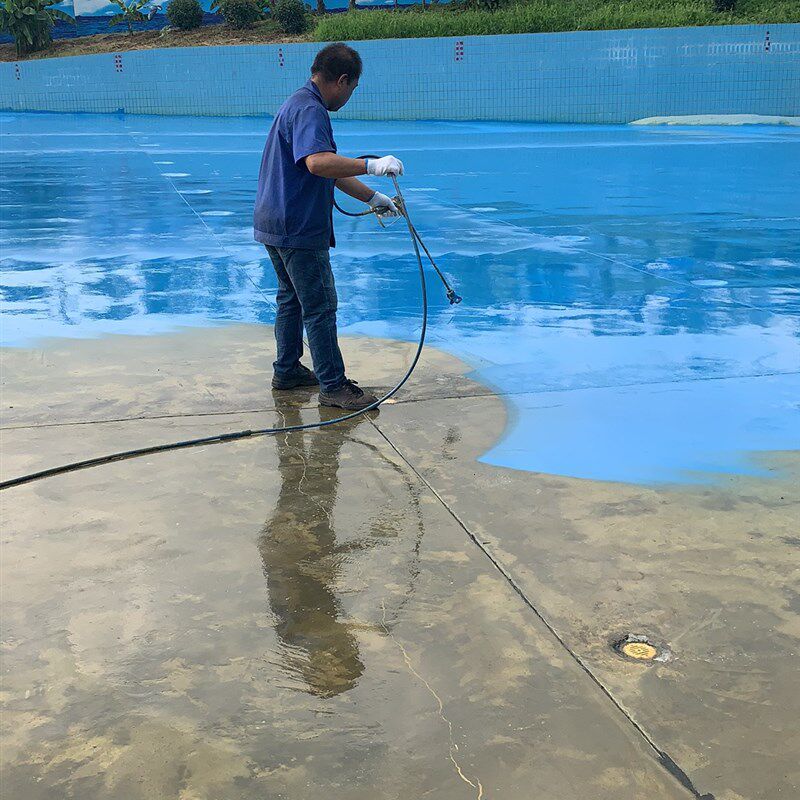 泳高压水管修补中德新亚抗冲耐磨防水防滑防腐废水池涂料喷涂聚脲