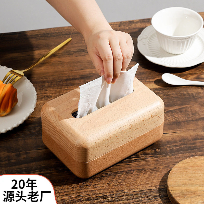 客厅茶几榉木抽纸盒餐巾盒实木车载纸巾收纳盒酒店桌面纸巾盒摆件图片