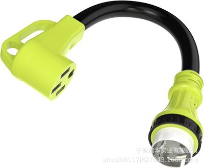 NEMA SS2-50P 至 14-50R 母头适配器,重型 RV 电源线50 安适配器