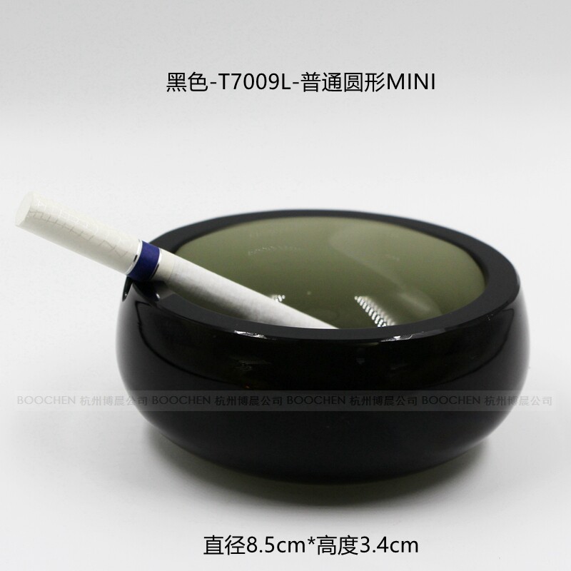 包邮手工吹制欧式酒店水晶玻璃一人烟灰缸创意个性办公室时尚烟盅