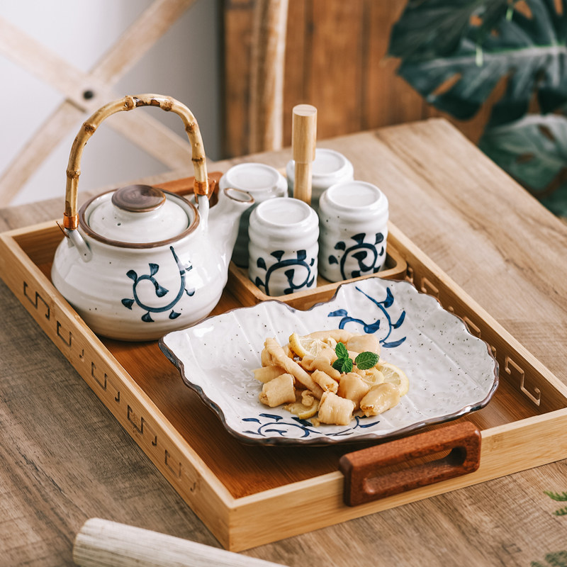 酒店民宿日式功夫茶具套装花茶壶茶杯家用大套办公室会客泡茶套装