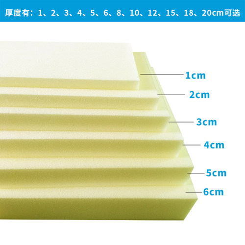高密度海棉垫块软包材料可定制防震薄片填充吸水过滤防尘内衬防撞
