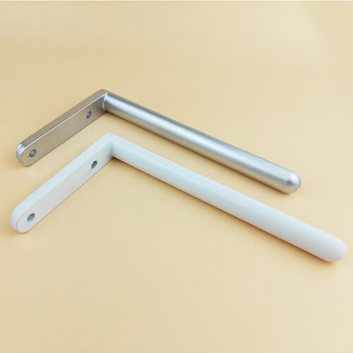 办公桌底屏风吊码七字码隔板木板托L型连接固定支架角码合金盖子