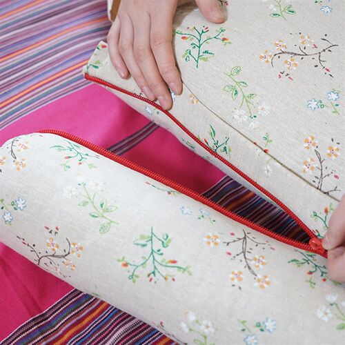 艾草枕头纯艾颈椎枕助睡眠睡觉专用中医推荐圆柱枕艾绒养生组合枕