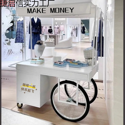 U7Q欧式铁艺户外集市手推花车