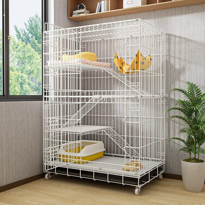 猫笼子家用免安装室内超大折叠型猫别墅大型带厕所一体猫咪窝猫舍图片