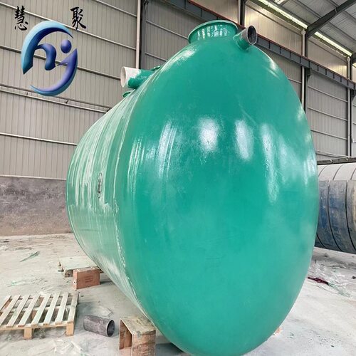 慧聚 玻璃钢化粪池1-100立方加厚型 农村厕改专用化粪池