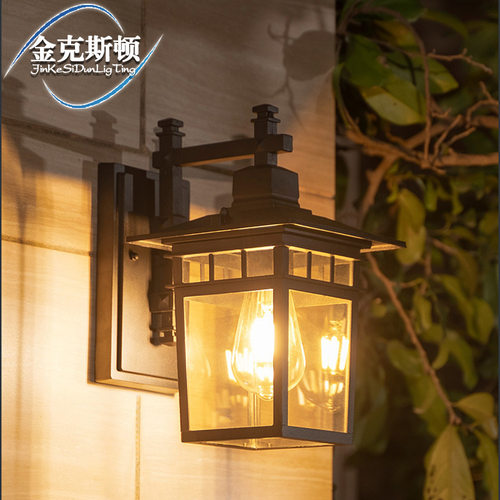 工厂直销led户外防水庭院灯 简欧花园咖啡厅外墙新中式露台墙壁灯