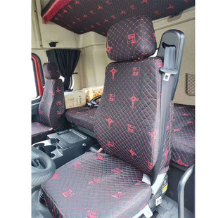 陕汽德龙X5000座套卧铺套新x3000新M3000座套专用坐垫货车装饰