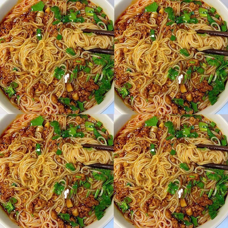 【买一箱送一箱】云南过桥米线桶装方便速食免煮夜宵整箱零食批发