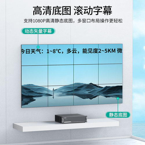 迈拓维矩DM24 HDMI视频拼接处理器LED大屏控制矩阵切换器24进24出