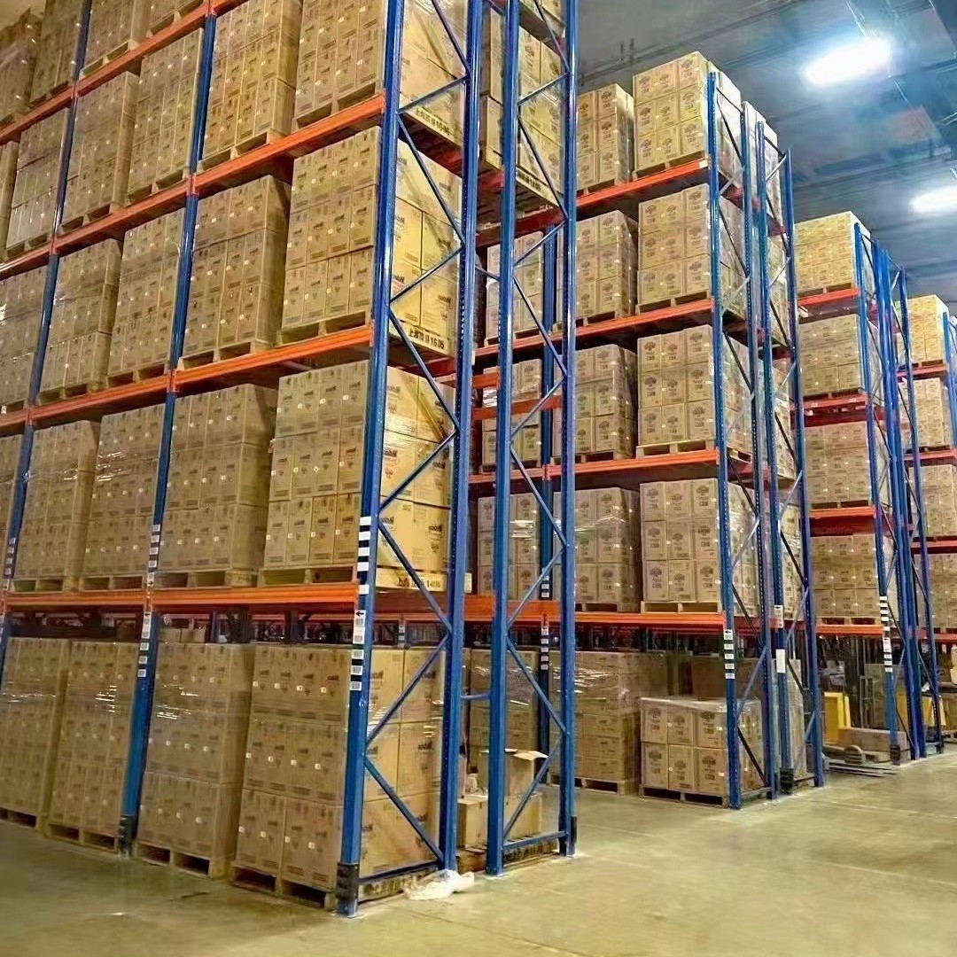 广西云邦仓库重型仓储货架横梁式钢结构超强承重工业商用置物架图片