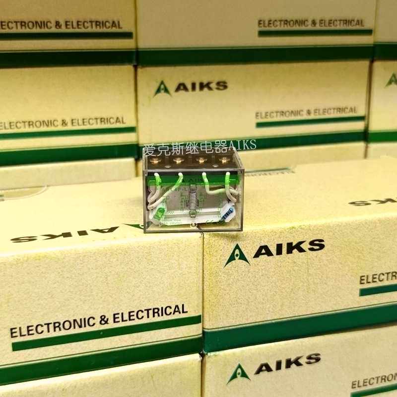 原装AIKS爱克斯继电器ARL4F-L带指示灯12V24V36V10A14脚