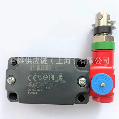 价格需核实  PIZZATO 安全开关(含鈅匙) 型号：FG 60ED7D0C-LP40+