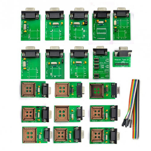 Full Adaptors for All UPA USB Programmer全套适配器绿色主板