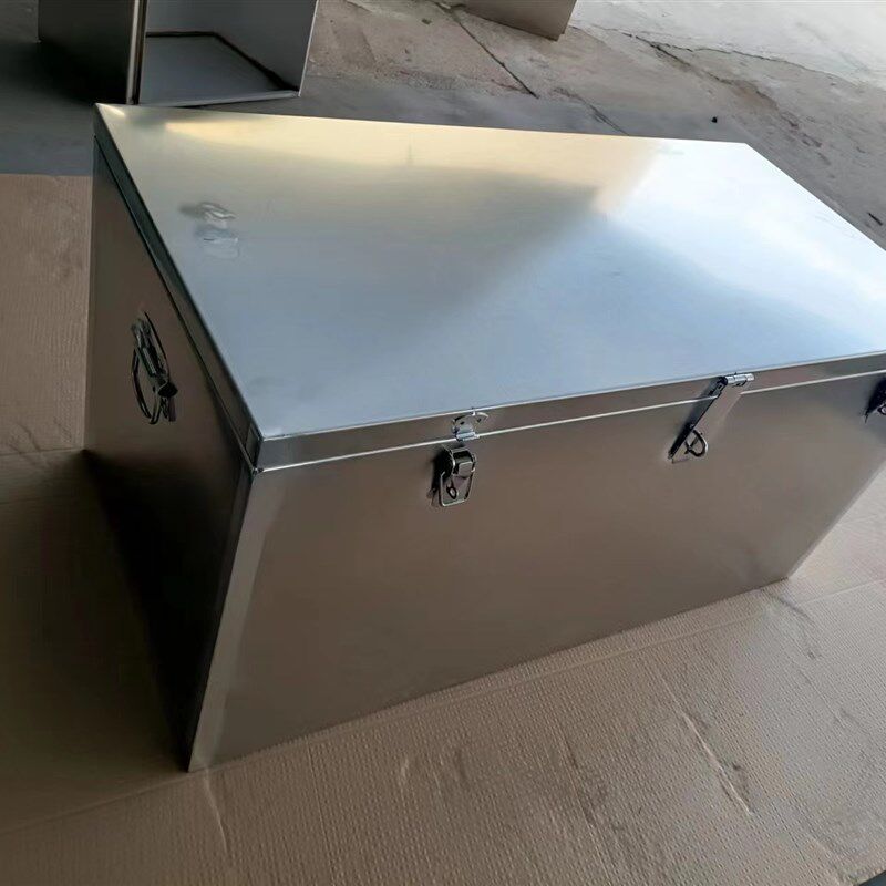 不锈钢防水工具箱大号储物盒加厚手提箱机电家电维修现货支持定做