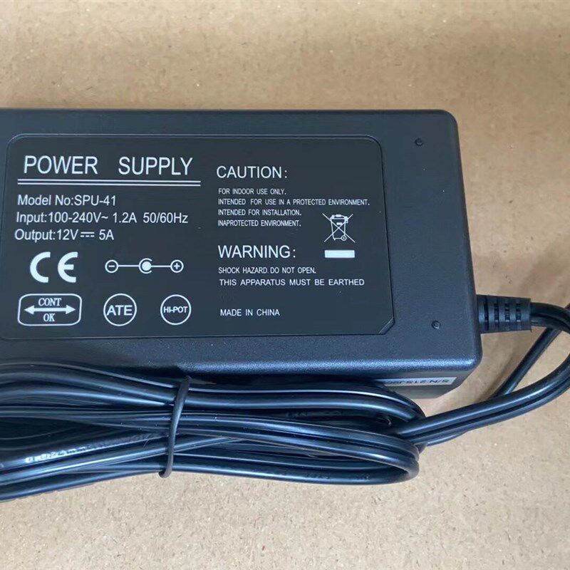 SPU-41 12V5A山井电源/适配器 LED显示屏监控开关电源