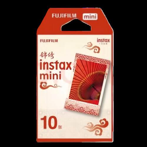 拍立得相纸3寸白边花边彩色mini12/se迷你系列通用照片纸相片纸