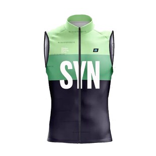 SYN秋冬季骑行马甲竞技型骑行服公路车自行车山地车上衣保暖抓绒