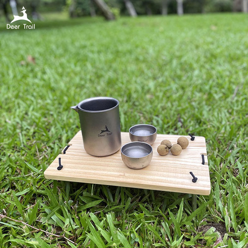 迹鹿可携式轻量户外摺叠桌徒步露营钓鱼迷你野餐桌茶桌咖啡小桌子