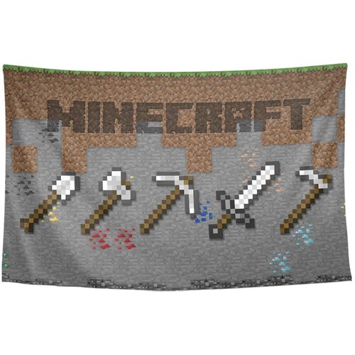 MC我的世界Minecraft周边卧室宿舍装饰画背景布墙布海报挂毯挂布
