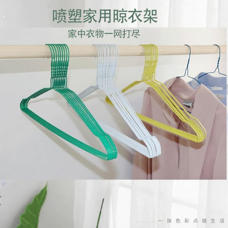 干洗店专用一次性衣架2.2铁丝600洗衣店钢丝晾衣架衣架加粗防滑
