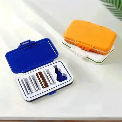 居家日用老人随身急救分装密封盒便携防潮收纳盒便携保健小药盒jd