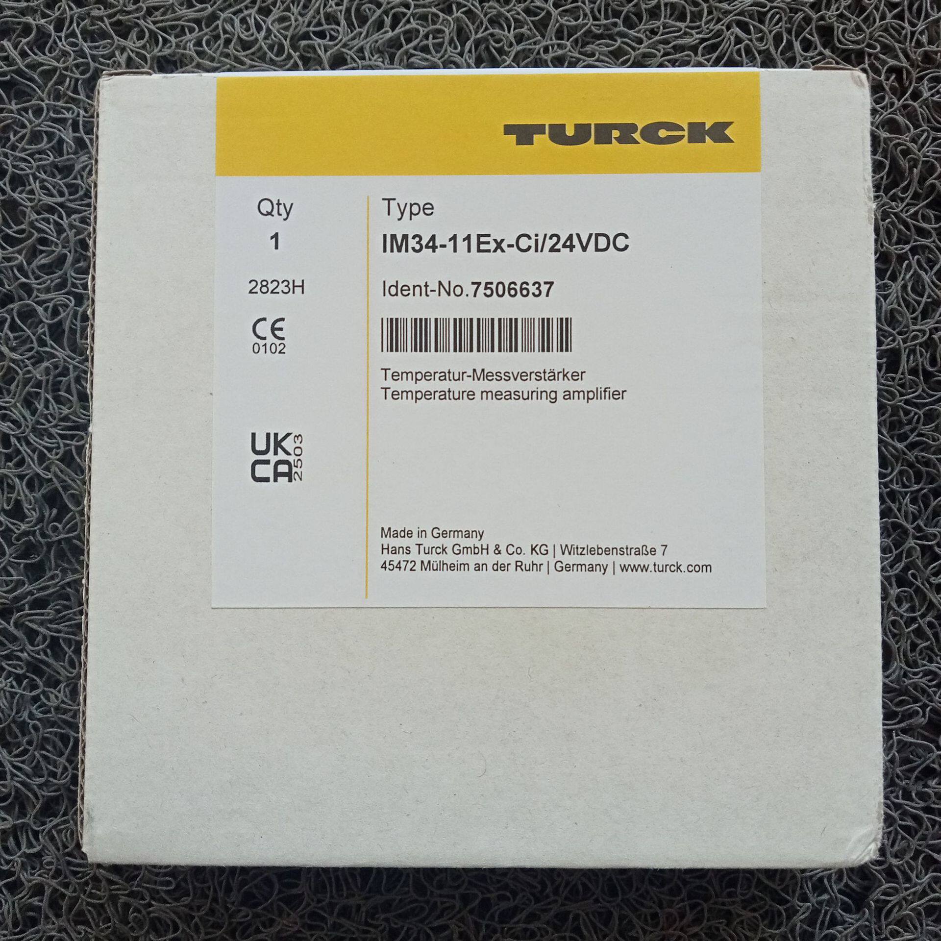TURCK图尔克隔离栅 IM34-11EX-CI/24VDC 全新原装正品 - 实物图