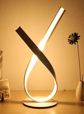 后现代台灯卧室简约浪漫温馨创意遥控调光个性暖光灯