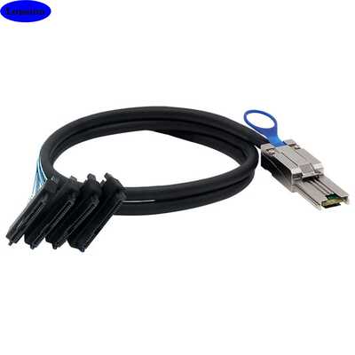 MINI SAS HD SFF-8088 26P转4个SAS 8482二合一服务器转换线